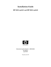HP rp4410 Installation Guide, Sixth Edition - HP 9000 rp4410/rp4440