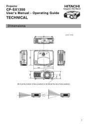 Hitachi SX1350 Technical Manual