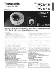 Panasonic WV-SF135 Brochure