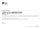 LG 49WL95C-WE Owners Manual