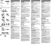 Sony MDR-7550 Operating Instructions