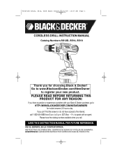 Black & Decker SS18C Type 1 Manual - SS18