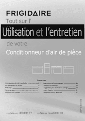 Frigidaire FRA064VU1 Complete Owner's Guide (Français)