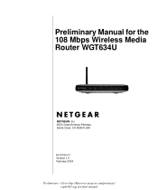 Netgear WGT634U Reference Manual