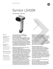 Motorola LS4208-SR20001ZZ Brochure