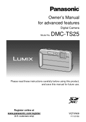 Panasonic DMC-TS25W DMCTS25 User Guide