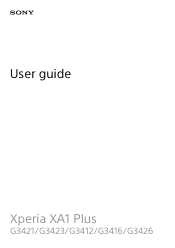 Sony Xperia XA1 Plus Help Guide