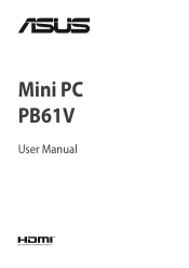 Asus Mini PC PB61V PB61V users manual in English