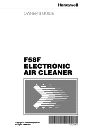 Honeywell F58F Owner's Manual