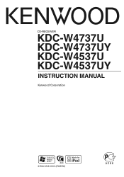 Kenwood KDC-W4537U User Manual