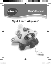 Vtech Fly & Learn Airplane User Manual