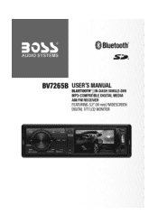 Boss Audio BV7265B User Manual
