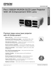 Epson Pro L1500UH Product Specifications