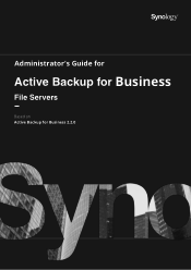 Synology HD6500 Active Backup for Business Admin Guide for File Servers
