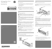 HP D2D HP StorageWorks Ultrium 1760/920/448 External tape drive (EH922-90909, January 2011)