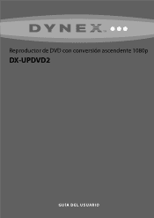 Dynex DX-UPDVD2 User Manual (Spanish)