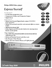 Philips DVDQ35AT Leaflet