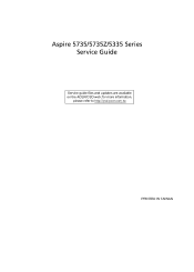 Acer Aspire 5735Z Aspire 5335 / 5735 / 5735Z Service Guide