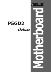 Asus P5GD2 Deluxe P5GD2 Deluxe user's manual