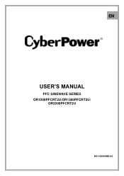 CyberPower OR1000PFCRT2U User Manual