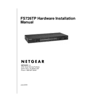 Netgear FS726TPNA FS726TP Hardware manual