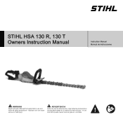 Stihl HSA 130 T Instruction Manual