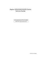 Acer Aspire 5252 Service Guide