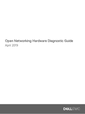 Dell PowerSwitch S4048T-ON Open Networking Hardware Diagnostic Guide April 2019
