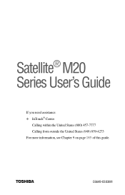 Toshiba Satellite M20-S258 User Guide