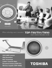 Toshiba TDP-T90 Brochure