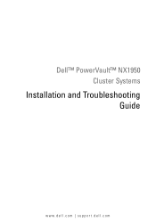 Dell PowerVault NX1950 PowerVault NX1950 Cluster Systems - Installation and Troubleshooting Guide