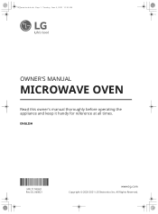 LG MSWN1590L Owners Manual