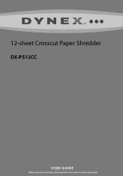 Dynex DX-PS12CC User Manual