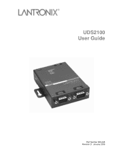 Lantronix UDS2100 UDS2100 - User Guide