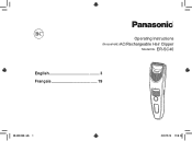 Panasonic ER-SC40 Operating Instructions Multi-lingual