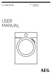 AEG L7WE7631BI User Manual