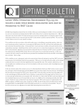 Dell VNX VG8 VNX-VNXe Uptime Bulletin for Q1 2016