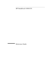HP OmniBook 4100 HP OmniBook 4100/4150 - Reference Guide