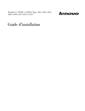 Lenovo ThinkServer TD100 (French) Installation Guide