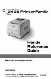 Oki ES2426n Handy Reference Guide