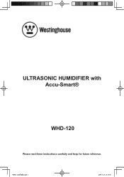 Westinghouse WHD 120 User Guide