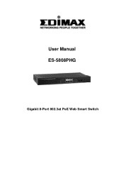 Edimax ES-5808PHG Manual