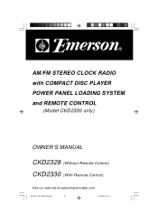 Emerson CKD2328 Owners Manual