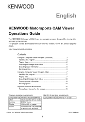 Kenwood STZ-RF200WD Operation Manual 1