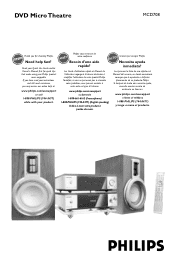 Philips MCD708 User manual