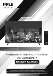 Pyle PTVWEB65UHD Instruction Manual