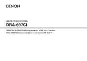 Denon DRA-697CIHD Owners Manual - English