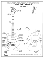 Fender Standard Stratocaster Plus Top Left-Hand Standard Stratocaster Plus Top Left-Hand Service Manual