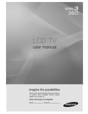 Samsung LN32B360 User Manual