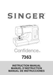 Singer 7363 CONFIDENCE Instruction Manual